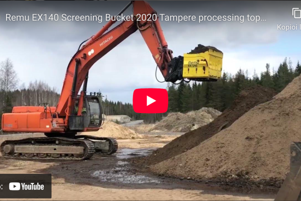 Topsoil screener, soil screener, rock screener or gravel screener?